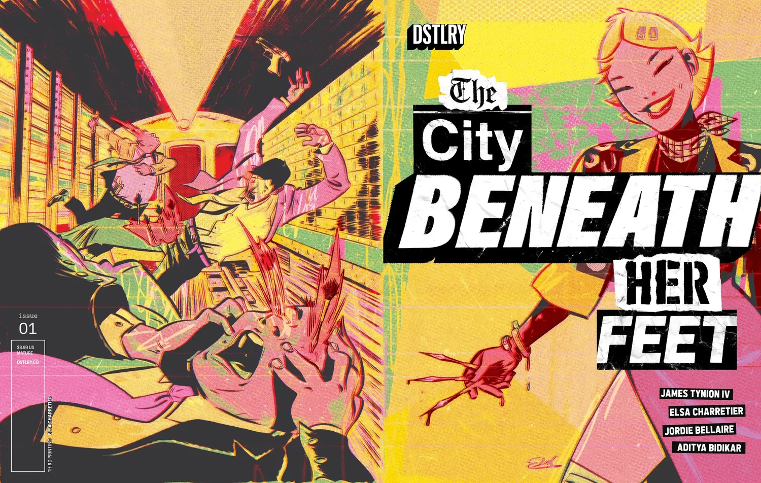 DSTLRY City Beneath Her Feet 1 Charretier hefte fysisk