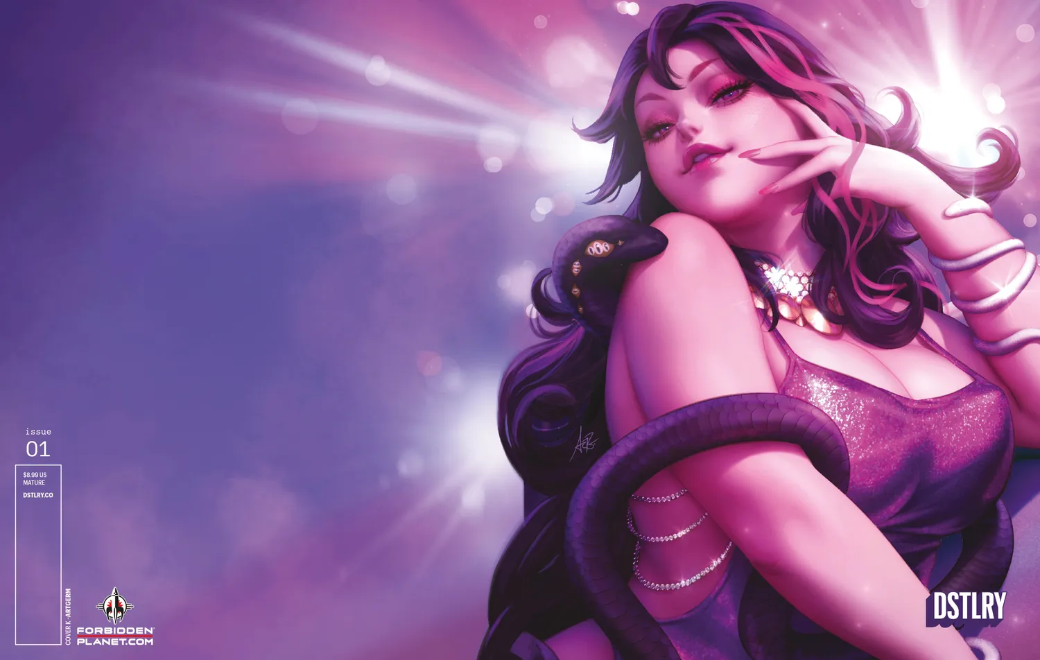 DSTLRY Blasfamous #1 hefte Cover K Artgerm eksklusiv