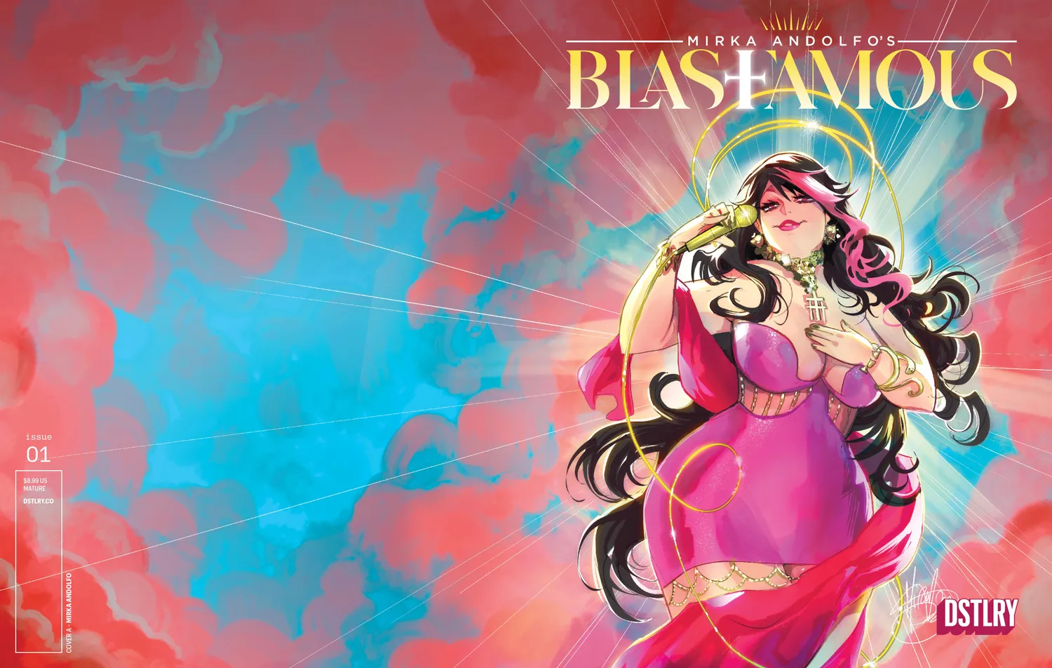 DSTLRY Blasfamous #1 Cover A Andolfo hefte horror