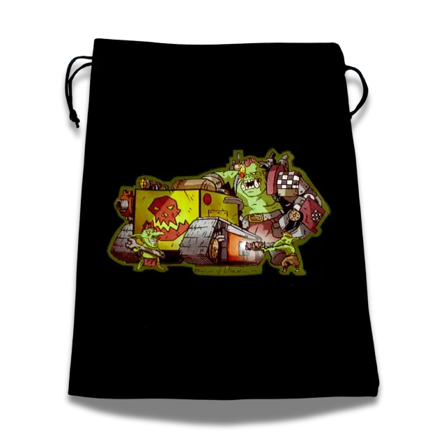 Baron of Dice Orcs Premium terningpose velur 100+ terninger
