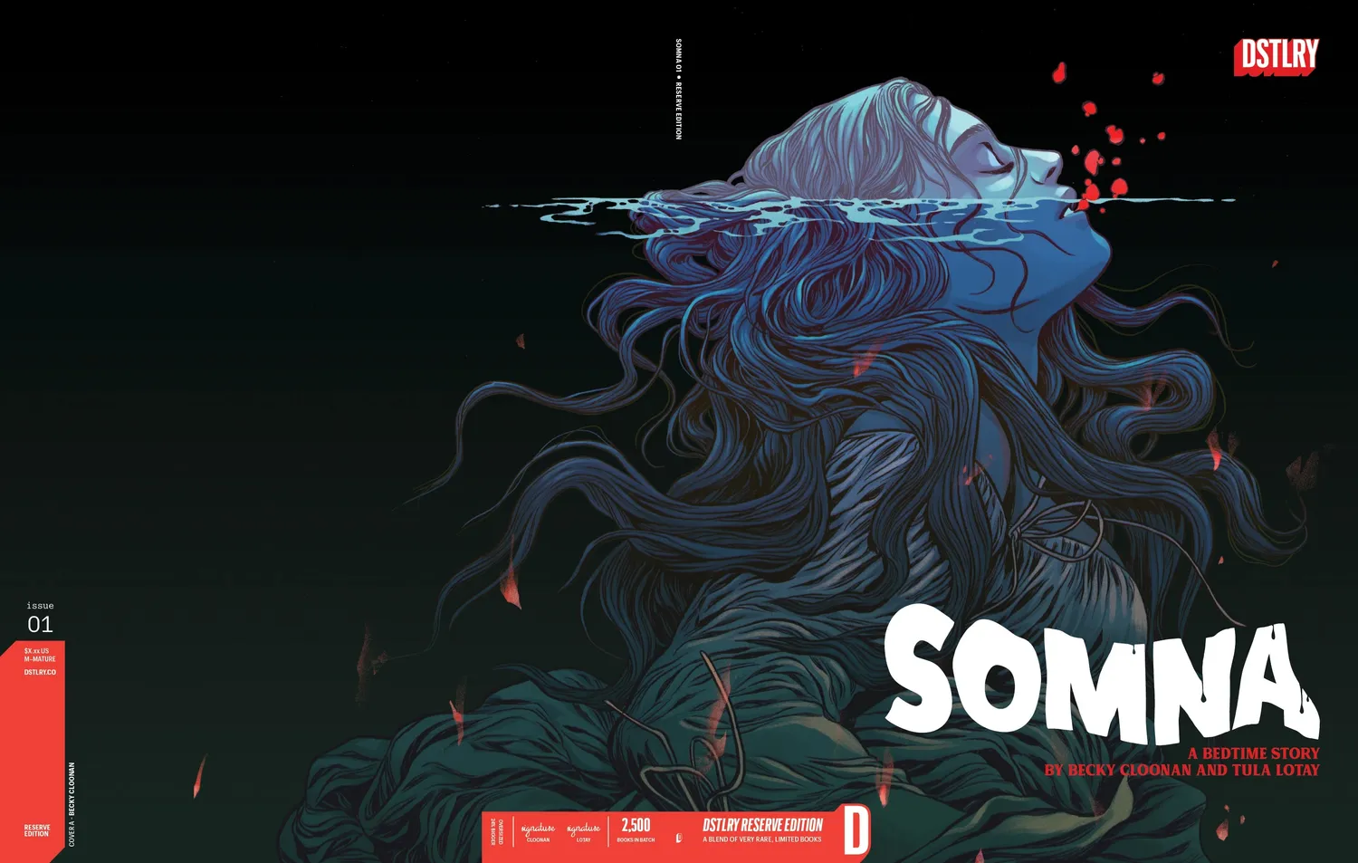 DSTLRY Somna 1 innbundet Reserve Edition oversized Cloonan