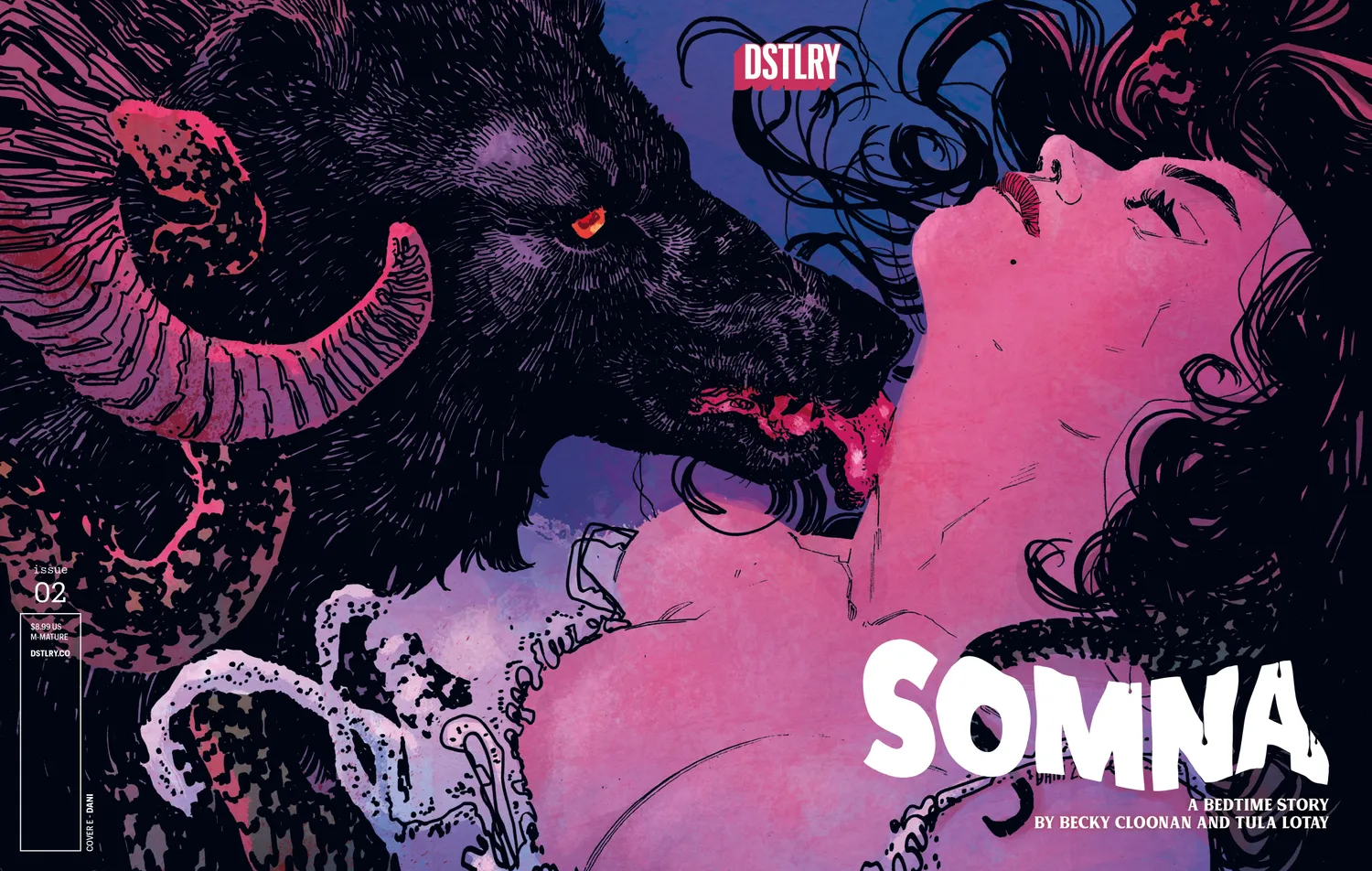 DSTLRY Somna #2 hefte Cover E Dani skrekk