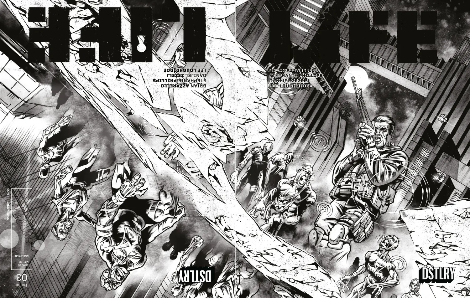 DSTLRY Life #3 tegneseriehefte Cover F Earls sci-fi flip