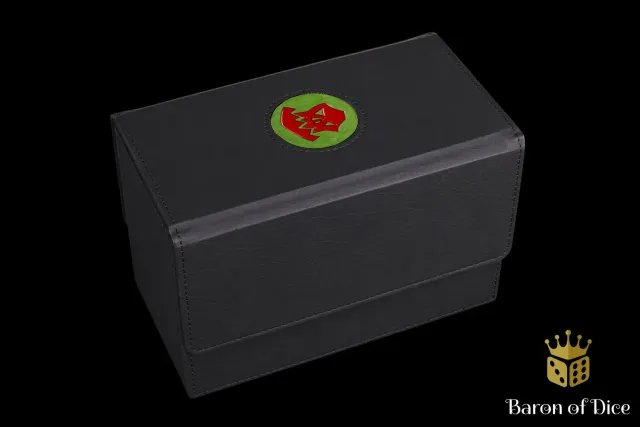 Baron of Dice Warchest Orc Red oppbevaringsboks kunstlær rød