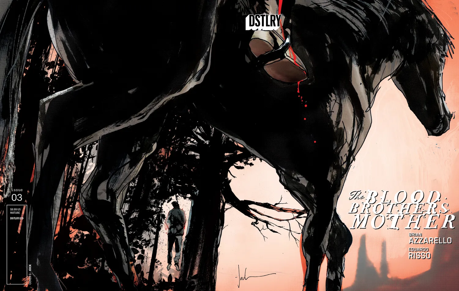 DSTLRY Blood Brothers Mother 3 hefte Cover G Jock western