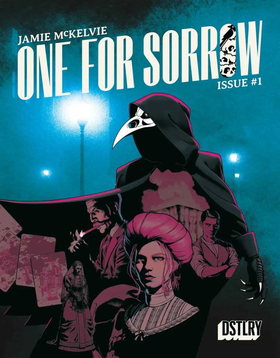 DSTLRY One For Sorrow 1 Cover A hefte McKelvie skrekk