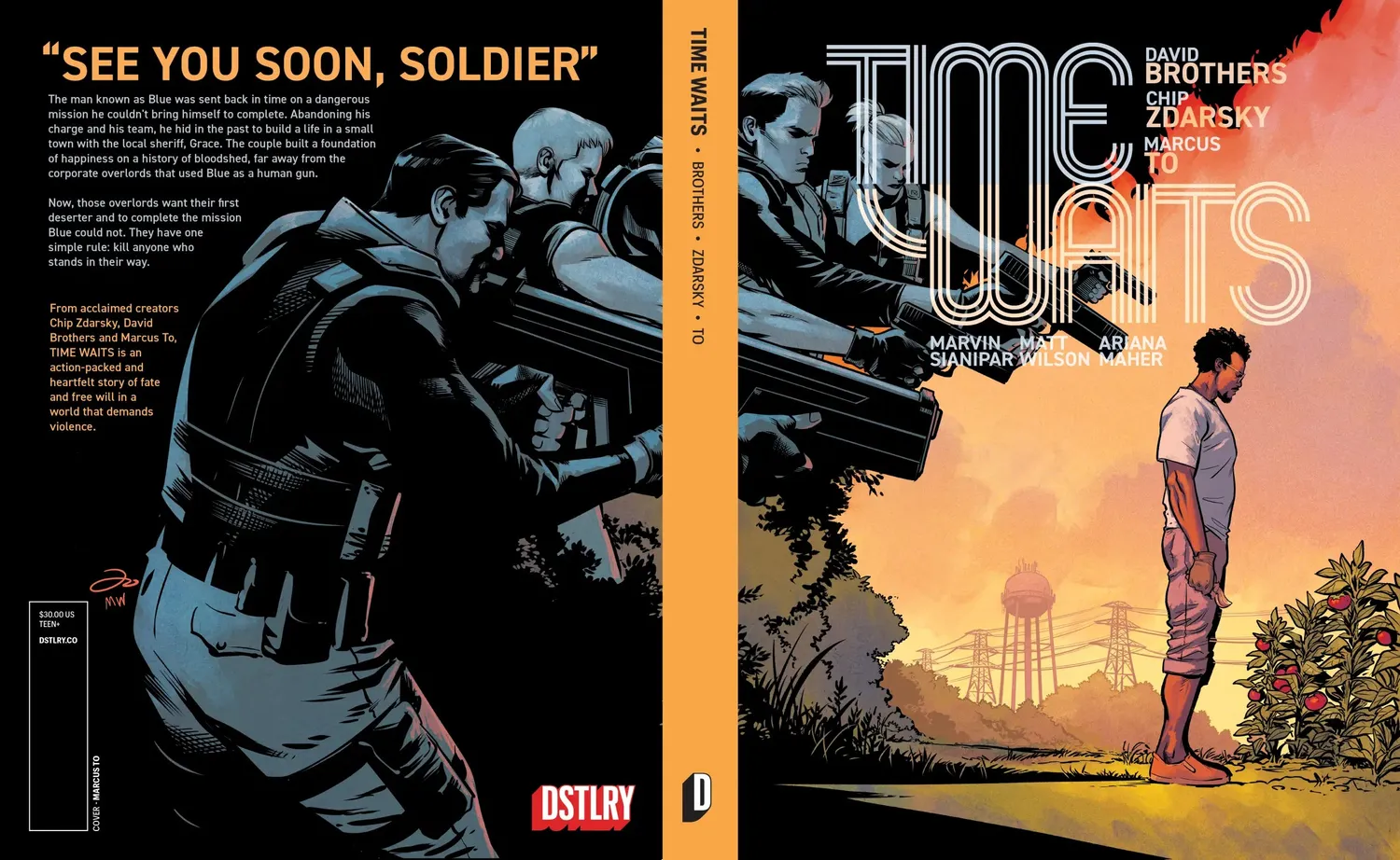 DSTLRY Time Waits samlebind hardcover komplett serie