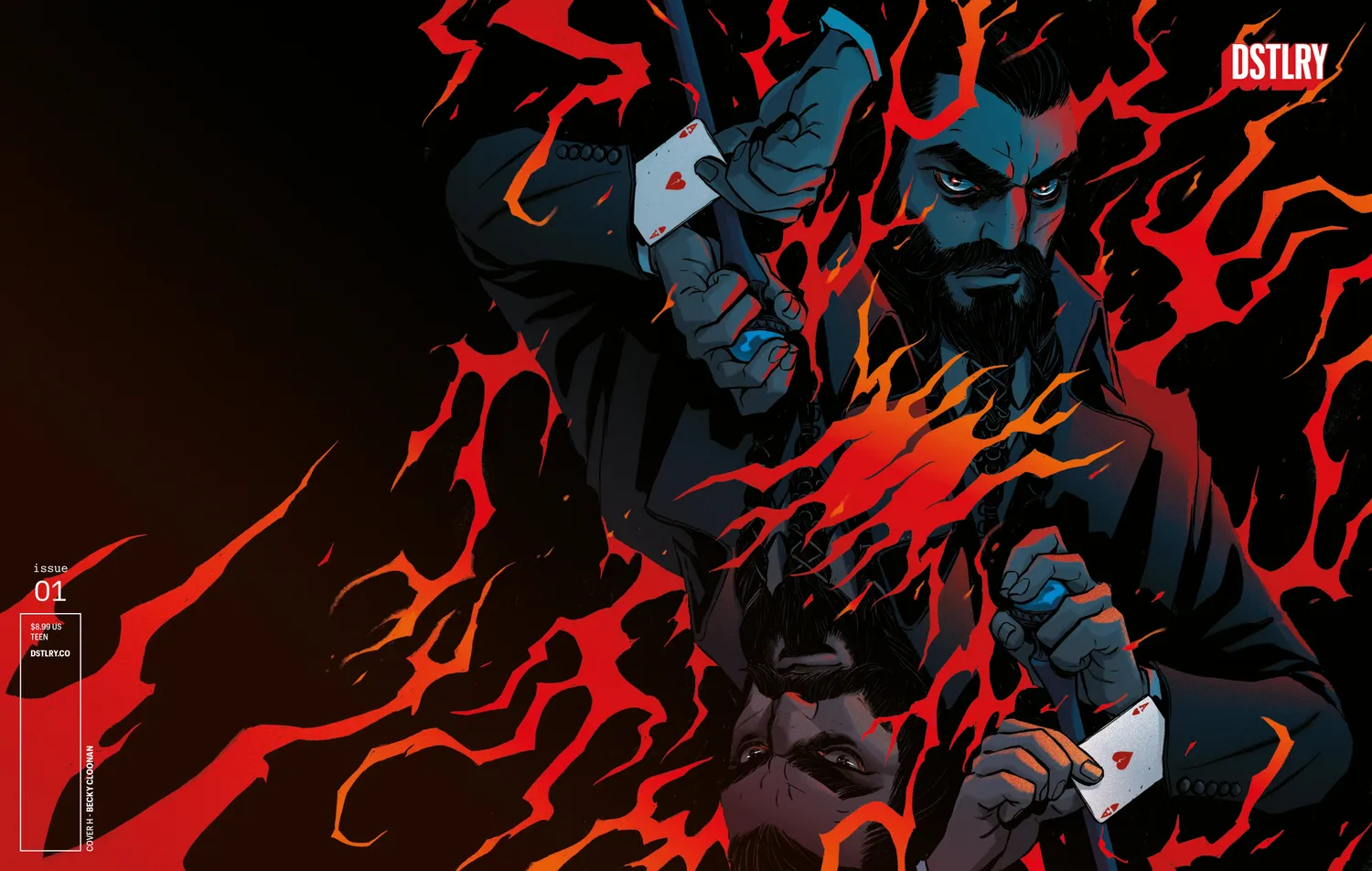 DSTLRY The Big Burn #1 Cover H Cloonan tegneseriehefte heist