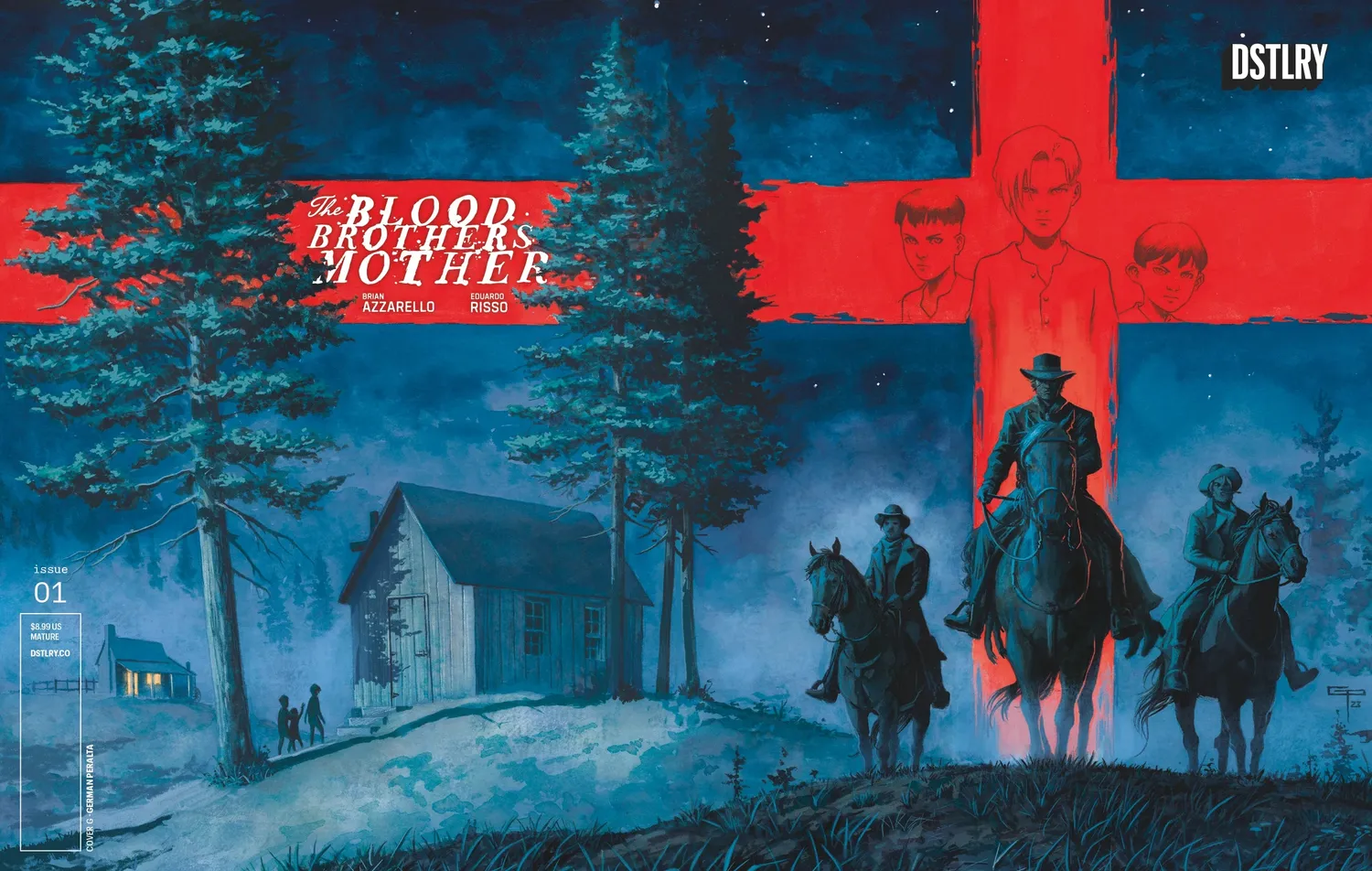 DSTLRY Blood Brothers Mother nr. 1 hefte Peralta-cover