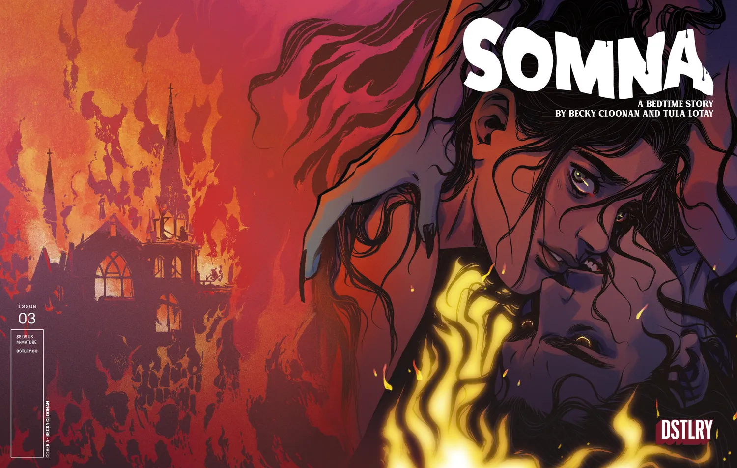 DSTLRY Somna #3 hefte Cover A Cloonan erotisk grøsser