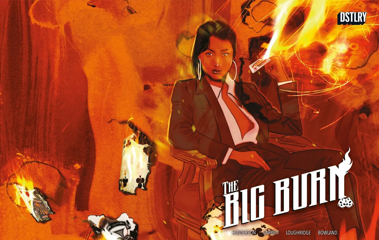 DSTLRY Big Burn #1 Cover B tegneseriehefte krim