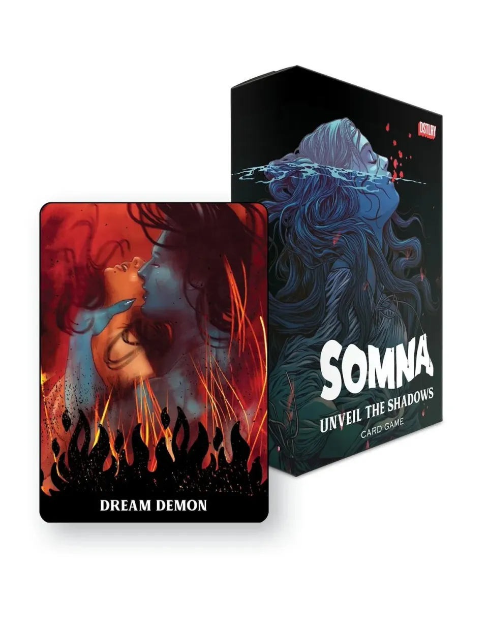 DSTLRY Somna Unveil The Shadows kortspill fysisk utgave skrekk