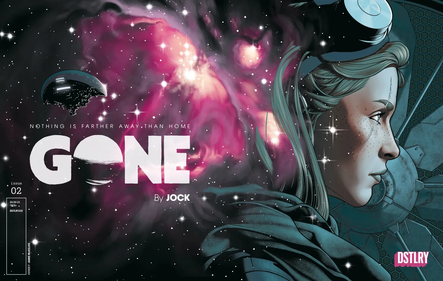 DSTLRY Gone 2 tegneseriehefte Cover F McKelvie sci-fi