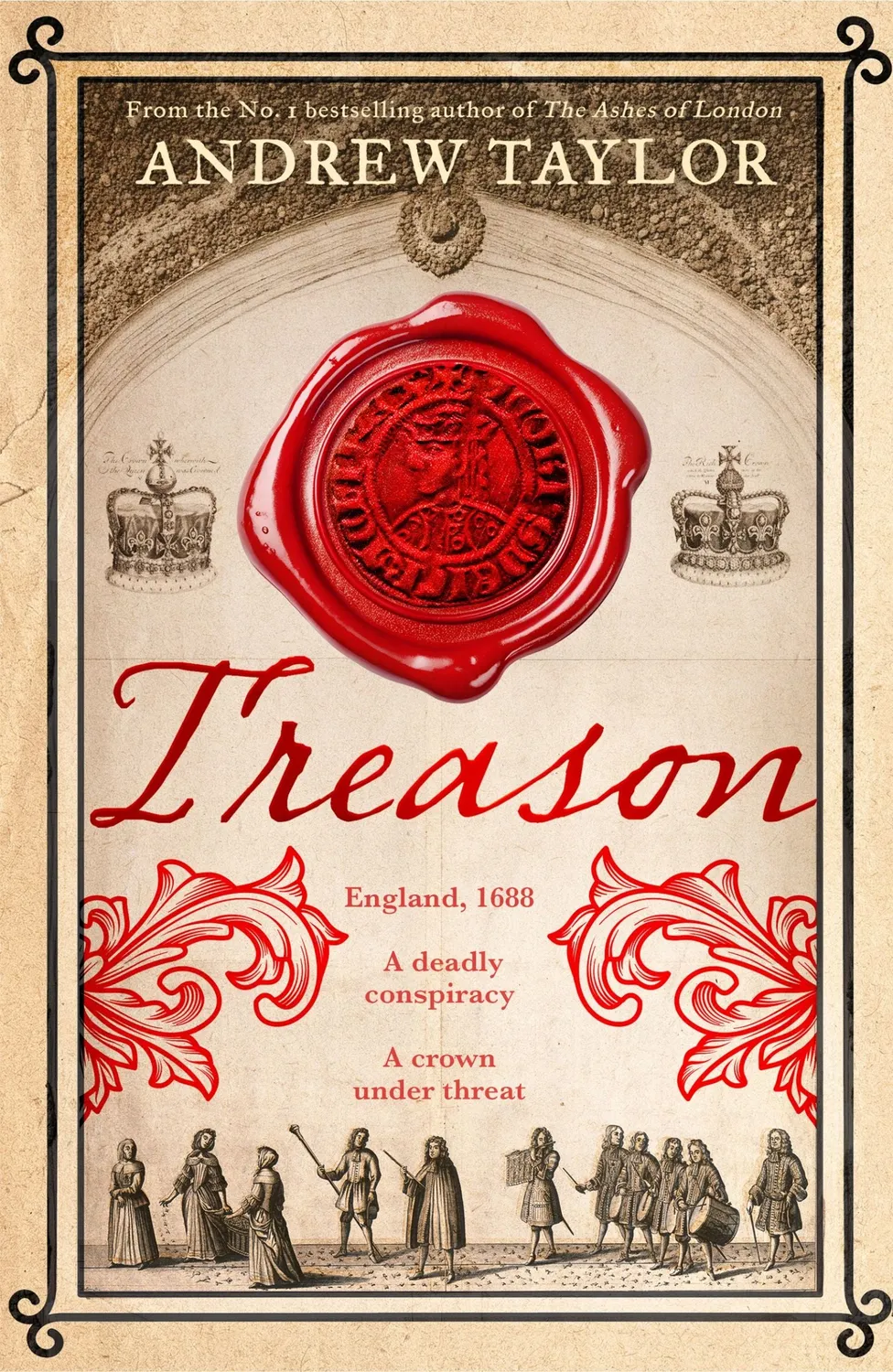 Andrew Taylor Treason innbundet bok historisk krim