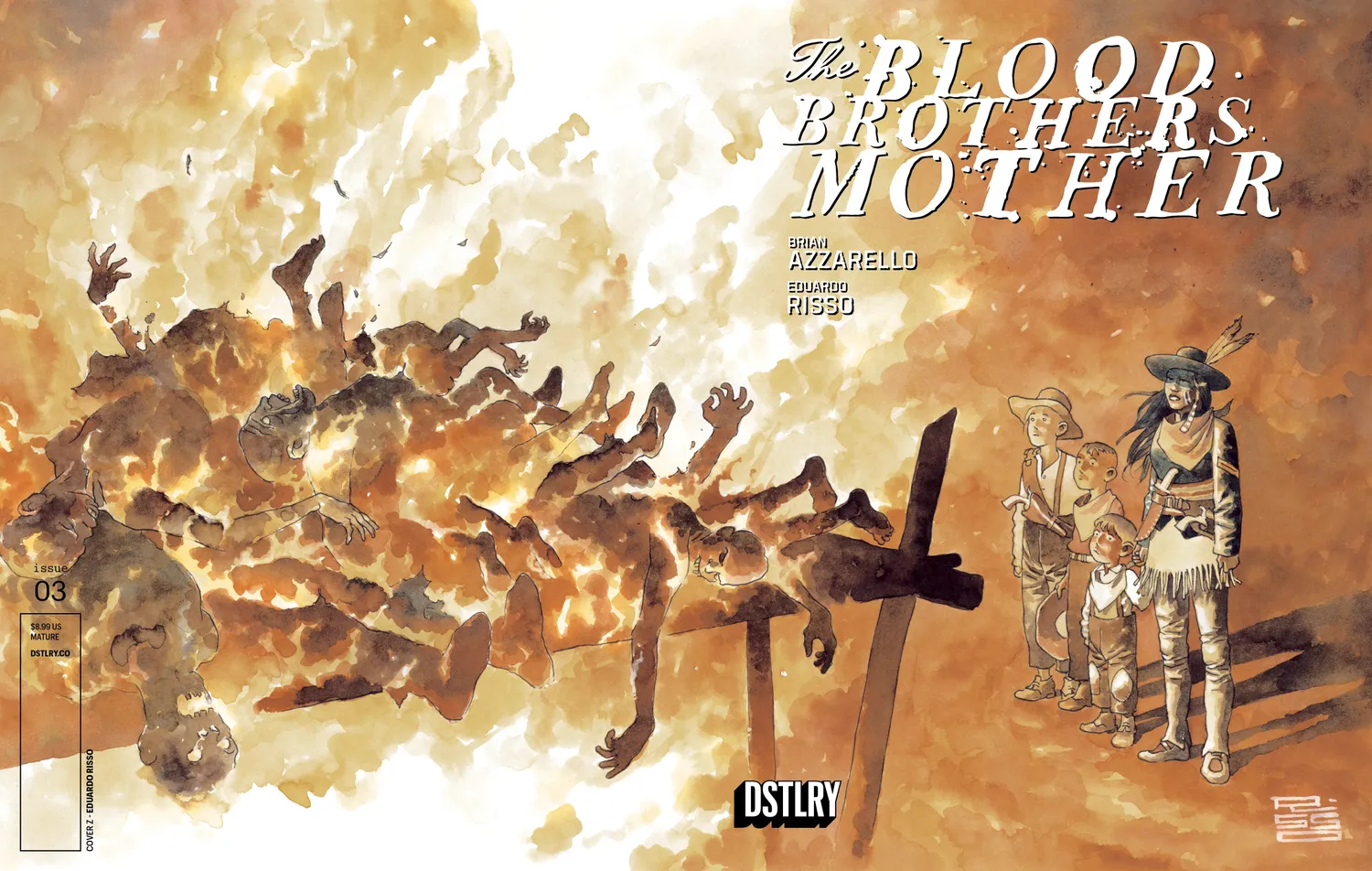 DSTLRY Blood Brothers Mother #3 Cover Z Risso digital tegneserie