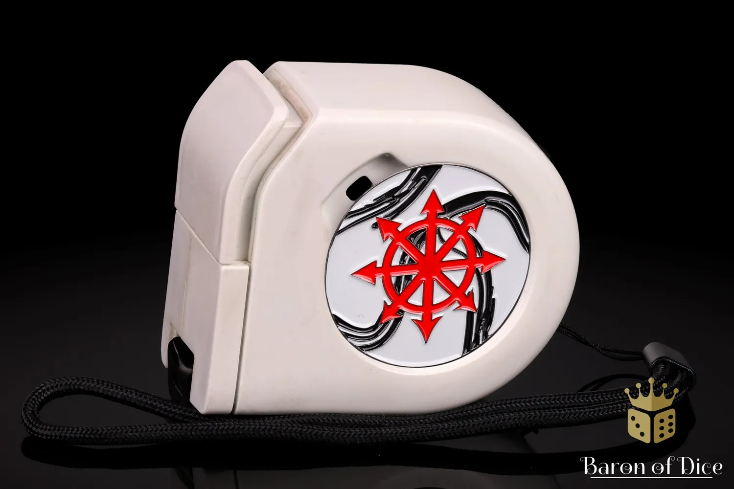 Baron of Dice Marbled Chaos Star målebånd wargaming