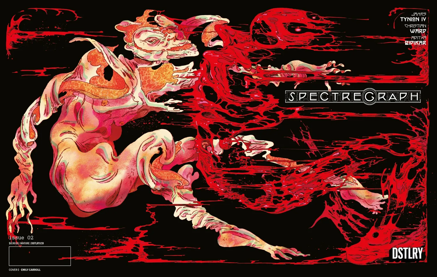 DSTLRY Spectregraph #2 Cover E Carroll hefte 1:50 skrekk
