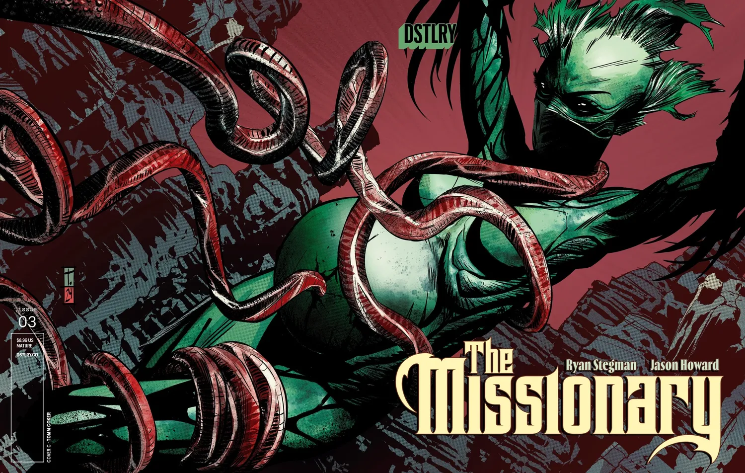 DSTLRY The Missionary 3 hefte Coker-variant horror