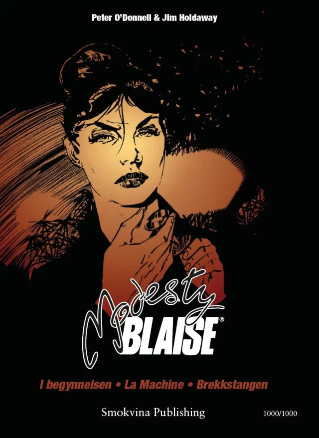 Modesty Blaise album nr 999 og 1000 hefte nummerert