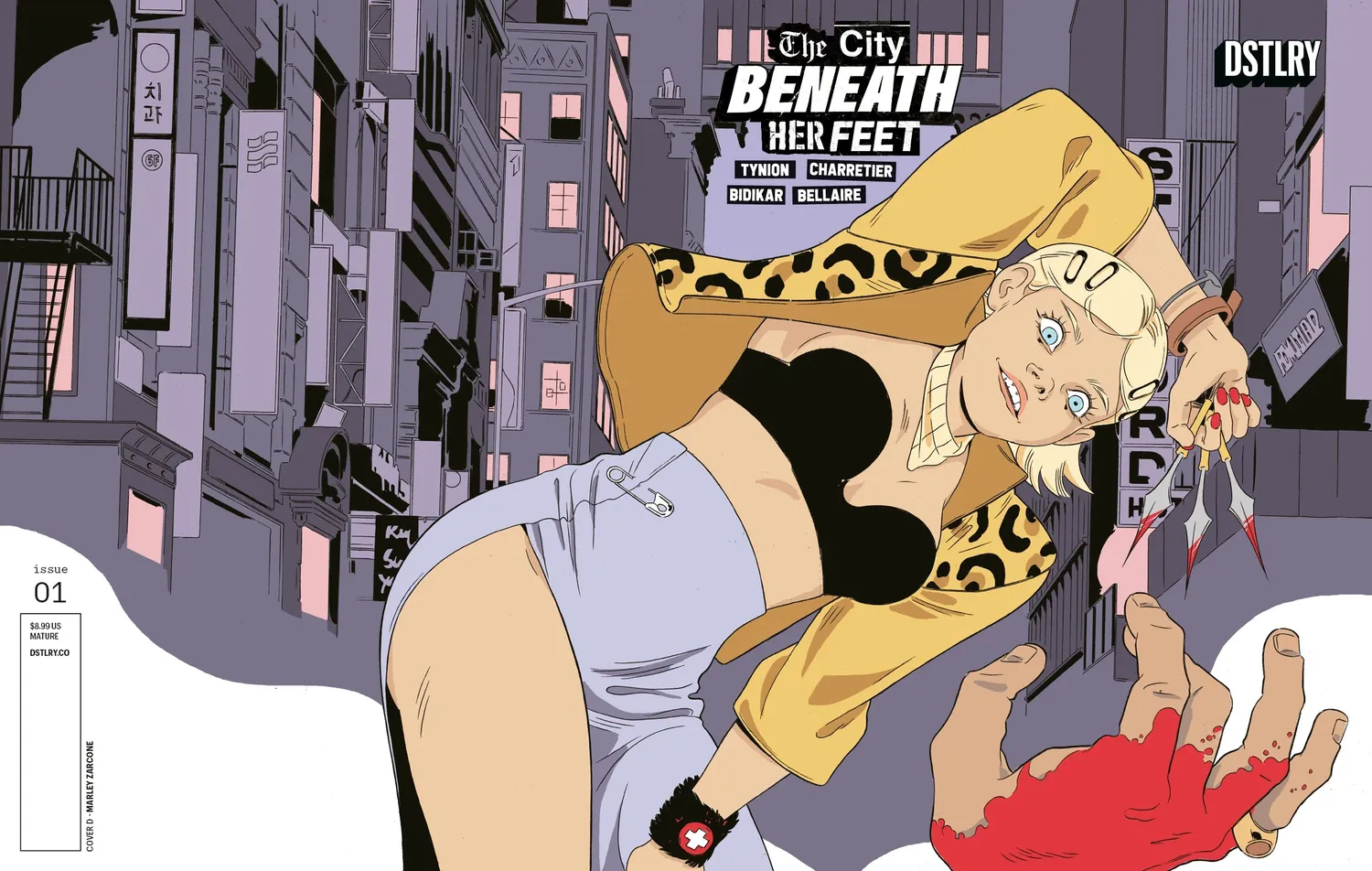 DSTLRY The City Beneath Her Feet 1 hefte Zarcone-variant action