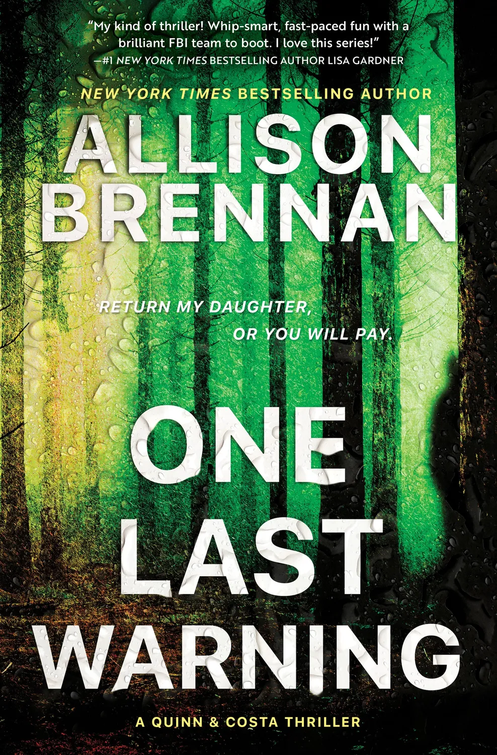 Wingbearer Saga One Last Warning bok innbundet thriller
