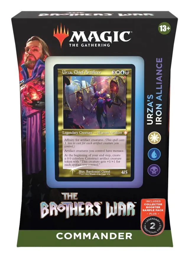 Magic Brothers War Urza Iron Alliance commander-deck engelsk