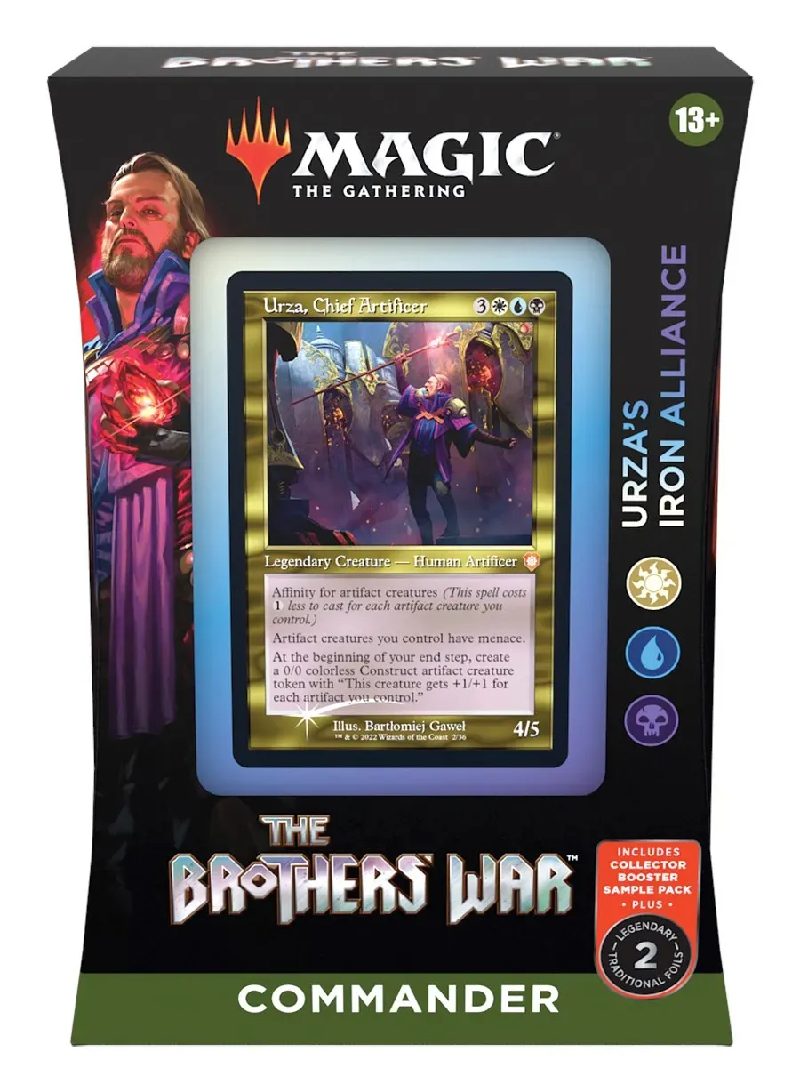 Magic Brothers War Urza Iron Alliance commander-deck engelsk
