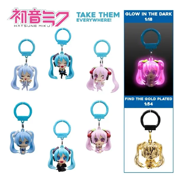 Tokyo Toys Hatsune Miku veskepynt blindboks serie 2