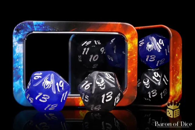 Baron of Dice Friendly Neighborhood D20 terninger 6-pk oversized