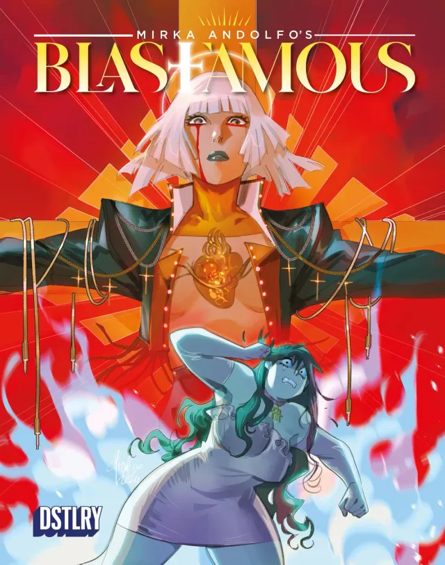 DSTLRY Blasfamous #2 Cover A Andolfo hefte drama