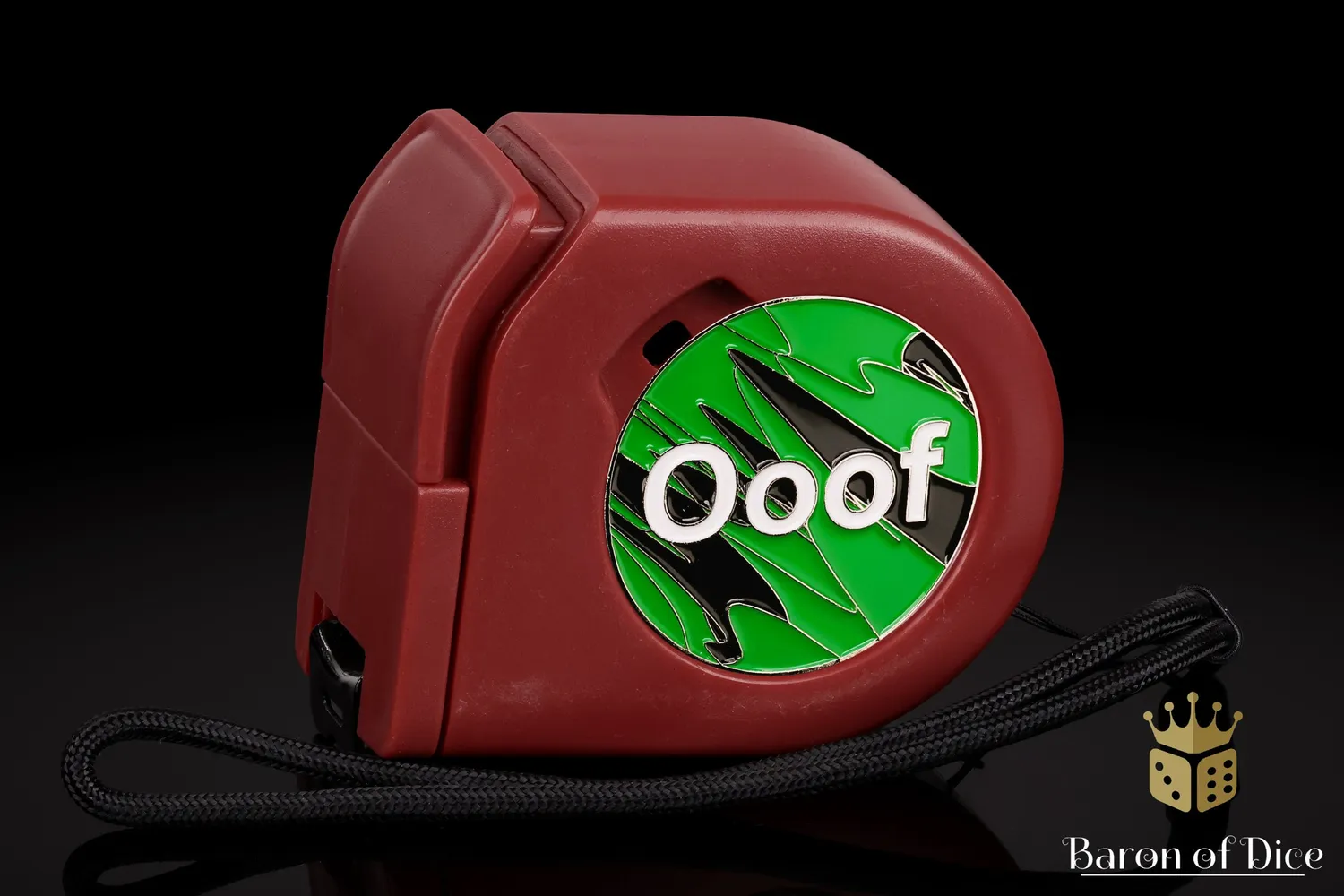 Baron of Dice Ooof Green målebånd wargaming grønn