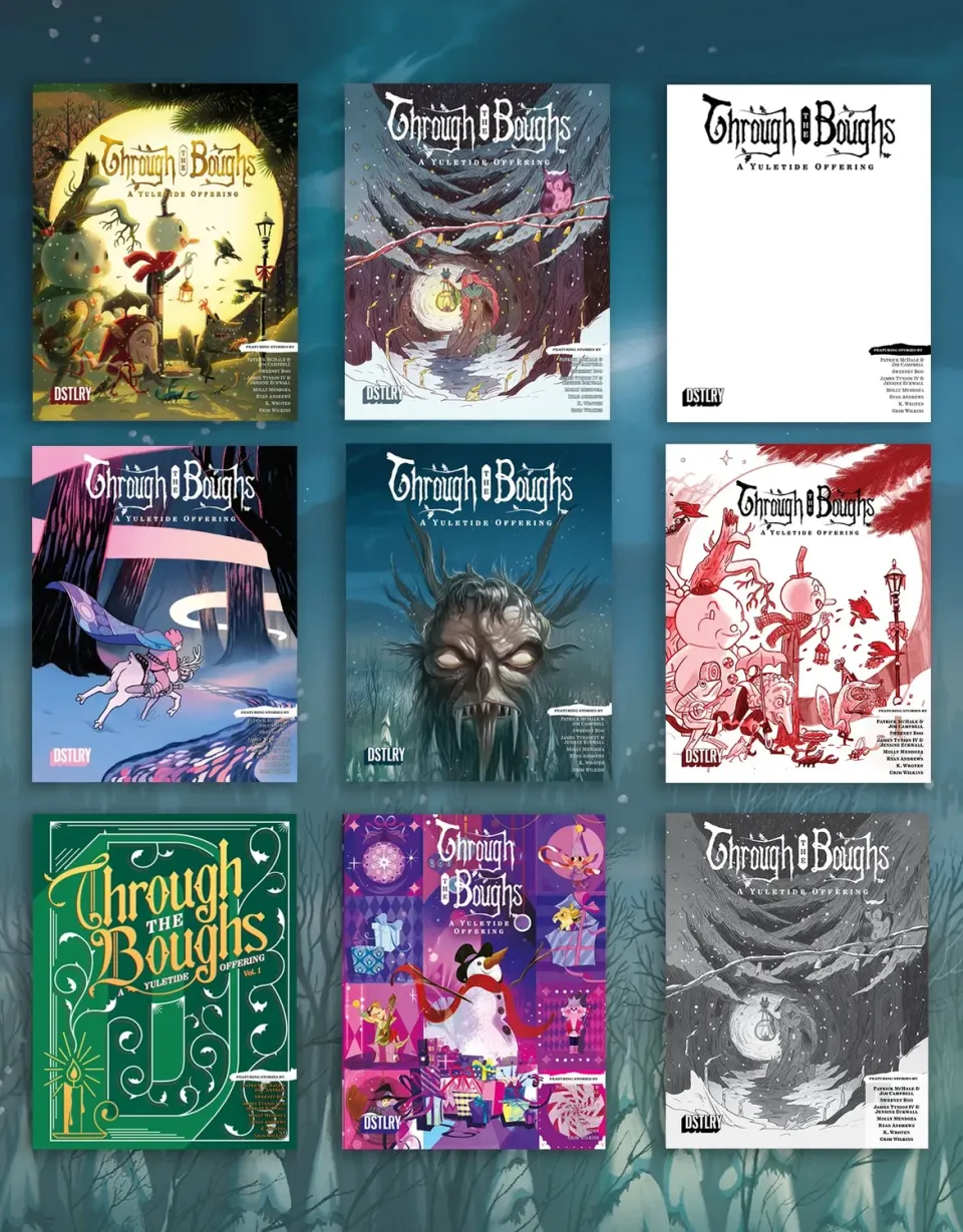 DSTLRY Through the Boughs komplett bundle 9 cover tegneserier